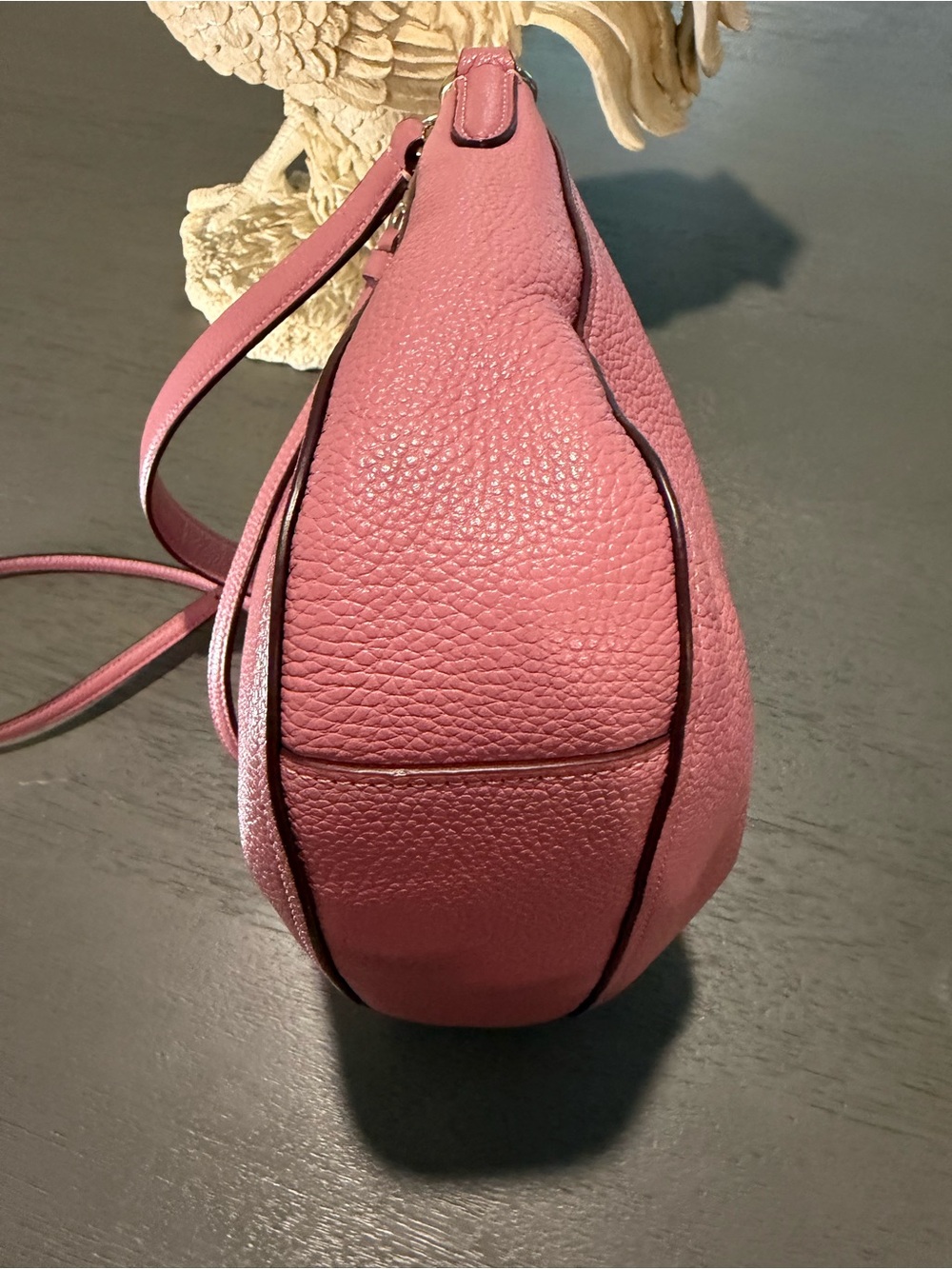 Coach Chelsea Pebbled Leather Shoulder Bag Shadow Pink D1892-56819 - Picture 9 of 16